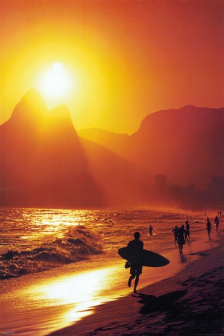 Photo:  Ipanema Beach Rio De Janeiro Brazil 